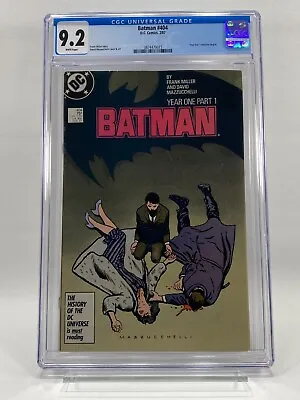Buy Batman #404 (feb 1987, Dc Comics) Cgc 9.2 Frank Miller  Year One  Begins (015) • 47.45£
