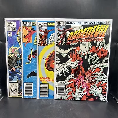 Buy 1982 Marvel Comics Daredevil Issue #’s 180 183 185 & 195. (B57)(27) • 22.38£