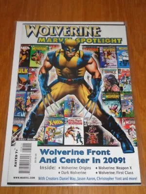 Buy Marvel Spotlight Wolverine Marvel Comics March 2009 Nm (9.4) • 3.29£