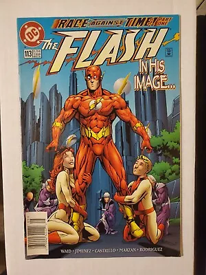 Buy The Flash #113 Newsstand Rare 1:10 Low Print 1st Appearance Keley DC Comics 1996 • 23.99£