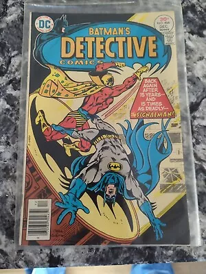 Buy DETECTIVE COMICS#466 (1976) THE SIGNALMAN (1st App Since1961 BATMAN#139 • 7.92£