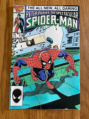 Buy Peter Parker The Spectacular Spider-man #114 - Marvel Comics - 1986 • 2.95£