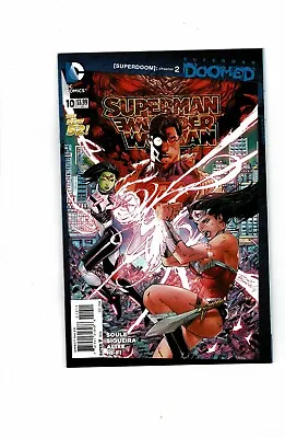 Buy DC Comics Superman Wonder Woman No. 10 September 2014 The New 52! $3.99 USA • 4.49£