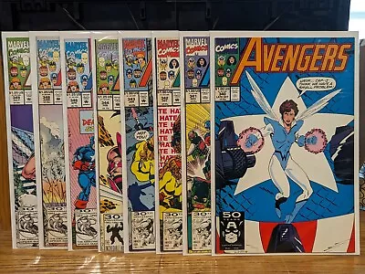 Buy Avengers 8 Book Lot 340 341 342 343 344 346 348 349 Marvel Comics 1991 • 7.91£