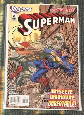 Buy Superman #2 New 52 2011 DC Comics Sent In A Cardboard Mailer • 3.99£