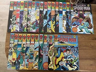 Buy SPIDER-MAN COMICS WEEKLY #255 - #355 - MARVEL COMICS - 1977 - 28 Comics • 47.50£