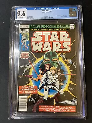 Buy Star Wars #1 CGC 9.6 White Pages Classic Marvel Comic Book Huge Modern Grail • 750.29£