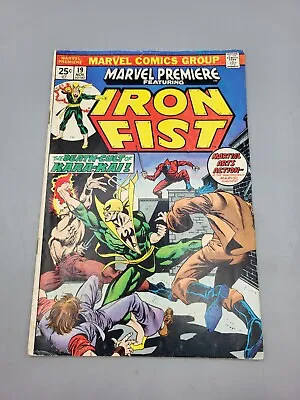Buy Marvel Premiere & Iron Fist Vol 1 #19 November 1974 Death Cult Marvel Comic Book • 28.12£