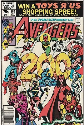 Buy Avengers  200  High Grade  Iron Man  Captain America  Thor  Vision • 9.49£