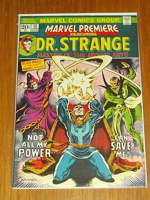 Buy Marvel Premiere #13 Fn (6.0) Marvel Comics Dr Strange January 1974+ • 29.99£