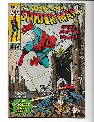 Buy Amazing Spider-man 95 - F+ 6.5 - Gwen Stacy - Mary Jane Watson (1971) • 68.36£