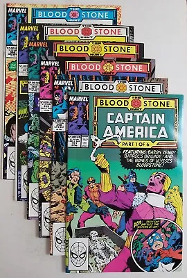 Buy Captain America (1968) #s 357 358 359 360 361 362 - Blood Stone Lot Of 6 • 27.81£