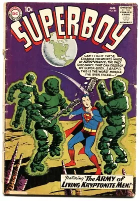 Buy SUPERBOY #86-1961-kryptonite Army-DC SILVER AGE-G/VG • 40.51£