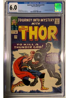 Buy Journey Into Mystery #118 FN 6.0 1st Appearance Destroyer! Marvel 1965 • 237.18£