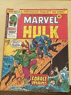 Buy Marvel Comics - The Mighty World Of Marvel Starring The Incredible Hulk #182 • 3.50£