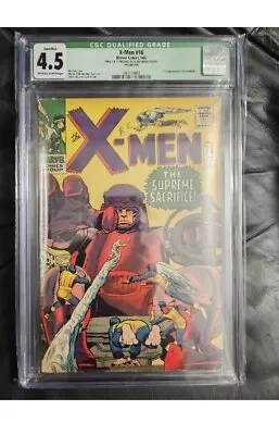 Buy X-Men 16 Rare Key Book 🔥 CGC 4.5 Green Label Does Not Affect Story • 79.15£