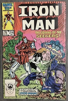 Buy Iron Man No. #214 January 1987 Marvel Comics VG/G • 5£