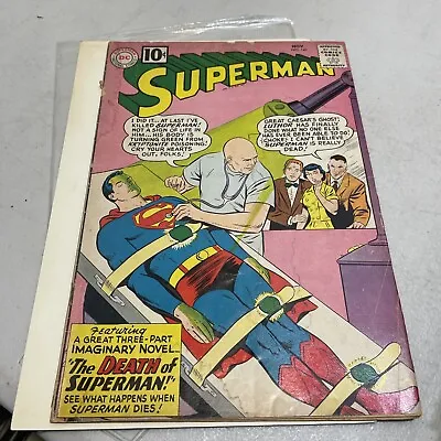 Buy 1961 Superman #149  DC Comics Lex Luthor Death Of Superman Curt Swan Art • 15.18£