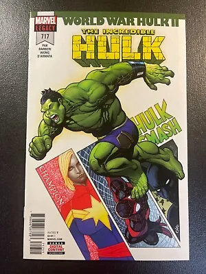 Buy Incredible Hulk 717 Frank CHO Final Issue V 4 Miles Morales Spiderman 1 Copy • 12.06£