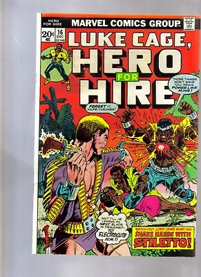 Buy Luke Cage, Hero For Hire # 16 Nm Cond. 1973 Bagged & Boarded. Reduced  $5.00!! • 18.90£