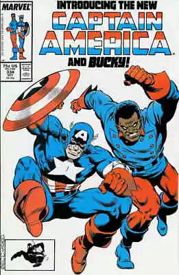 Buy Captain America (1st Series) #334 FN; Marvel | Mark Gruenwald Mike Zeck - We Com • 15.98£