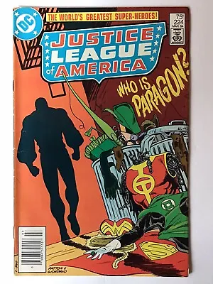 Buy Justice League Of America #224 (1984) 1st APP Of Paragon; Newsstand Edition; VF • 7.84£