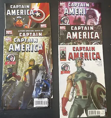 Buy Lot 6 Captain America #600 #601 #602 #603 #604 #605 Marvel 2009 Com1 • 14.05£