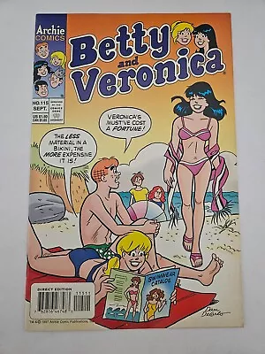 Buy Betty And Veronica #115 Dan Decarlo  Bikini Beach  Cover 1997 Archie Comics • 23.53£