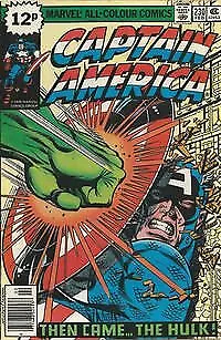 Buy Captain America (1968) # 230 UK Price (5.5-FN-) Vs Hulk 1979 • 9.90£