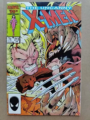 Buy Uncanny X-Men 213 Sabretooth Davis 1987 VG/FN 1st Mr. Sinister Psylocke • 13.59£