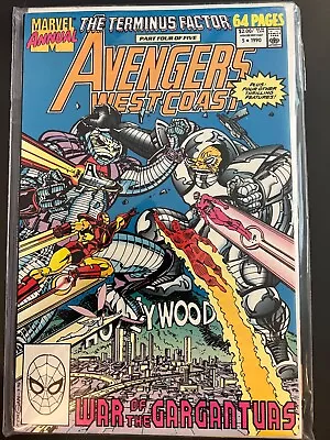 Buy West Coast Avengers Annual 5 Marvel Comics 1990 • 4.95£