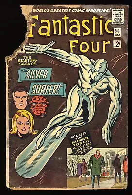 Buy Fantastic Four #50 Inc 0.3 3rd Appearance Silver Surfer! Human Torch! Marvel • 49£
