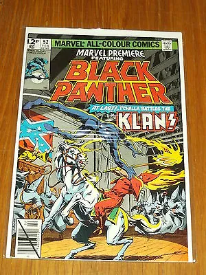 Buy Marvel Premiere #52 Black Panther Vf (8.0) Marvel Comics February 1980* • 39.99£