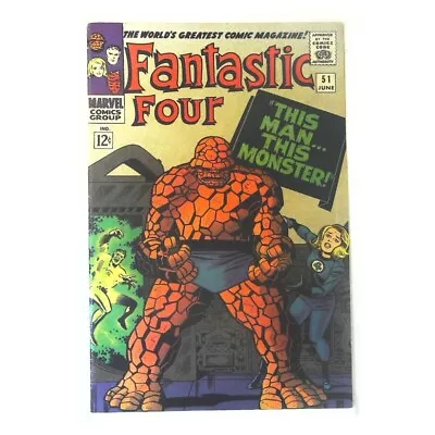 Buy Fantastic Four (1961 Series) #51 In Fine Condition. Marvel Comics [s] • 124.62£