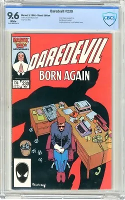 Buy Daredevil  # 230   CBCS  9.6    NM+   White Pages  5/86  Frank Miller Story  • 118.59£