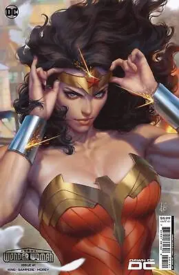 Buy Wonder Woman #1 Cvr B Stanley Artgerm Lau Card Stock Var Dc Comics • 8.02£