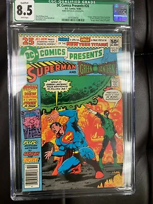 Buy DC Comics Presents #26 CGC 8.5 1st New Teen Titans Signed By Jim Starlin • 159.33£
