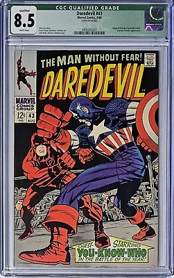 Buy Daredevil #43 CGC 8.0 Marvel Comics 1968 Qualified Grade Origin Retold  • 79.06£