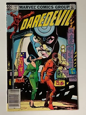 Buy Daredevil #197 Vf Marvel 1982 Newsstand • 15.98£