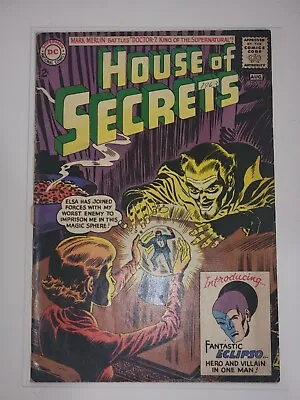 Buy House Of Secrets #61 1st Eclipso 3.5 Presents Nicely! DC Key! • 158.09£
