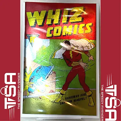 Buy WHIZ COMICS (FAWCETT) #1(#2) 2023 Megacon Foil Facsimile Variant SHAZAM DC Comic • 59.57£