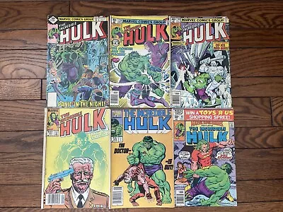 Buy The Incredible Hulk Mixed Comic Lot Issues #232, 235, 249, 291, 320 VG • 9.56£
