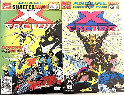 Buy X Factor Annuals # 6-7. 1st Series.  2 Issue 1991-1992 Lot. Both Issues Vfn. • 14.99£
