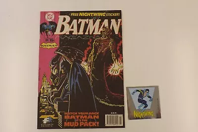 Buy BATMAN MAGAZINE COMIC  DC COMICS No.44 WITH FREE NIGHTWING STICKER GN1440 • 7.99£