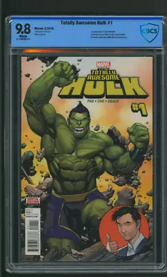 Buy Totally Awesome Hulk #1 CGC CBCS 9.8 1st Appearance Of Lady Hellbender Free Ship • 42.92£