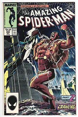 Buy Amazing Spider-Man #293 Very Fine-Near Mint 9.0 Kraven's Last Hunt 1987 • 23.98£