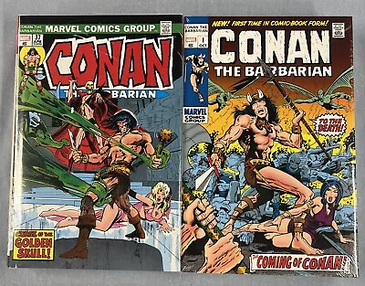 Buy Marvel Comics CONAN BARBARIAN Omnibus Vol #1 And 2 DM Cover (2020) Global Ship • 204.24£