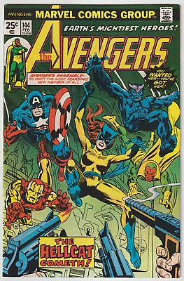 Buy Avengers #144 (Feb 1976, Marvel), NM (9.4) Origin/1st App Hellcat (Patsy Walker) • 126.50£