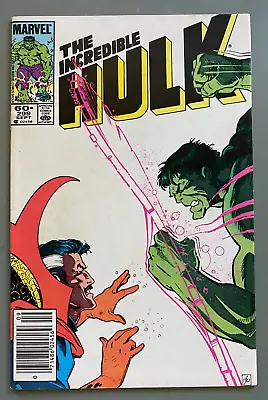 Buy Incredible Hulk #299 (Marvel Comics 1984) Newsstand Doctor Strange! • 6.39£