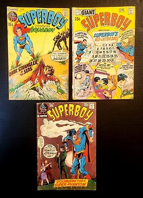 Buy  Superboy 3 Comic DC Lot  #165, 171, 175 1st App Aquaboy  • 12.06£